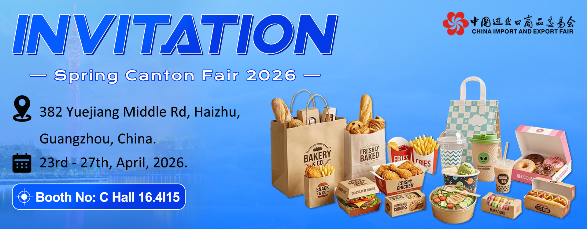 Enten Packaging Sets the Stage at Canton Fair 2026: Redefining Food Packaging Excellence