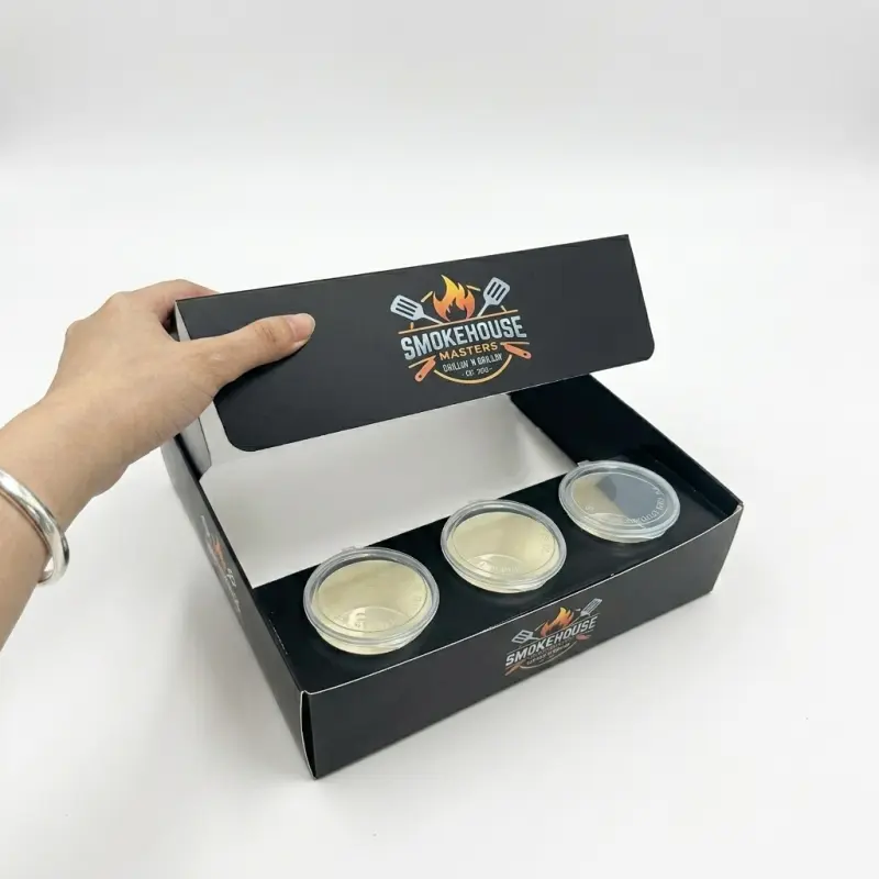 Custom logo Takeout Packaging French Fries Burger Shawarma Doner Kebab Box With Sauce Dip Cup Divider Fast Food to Go Boxes