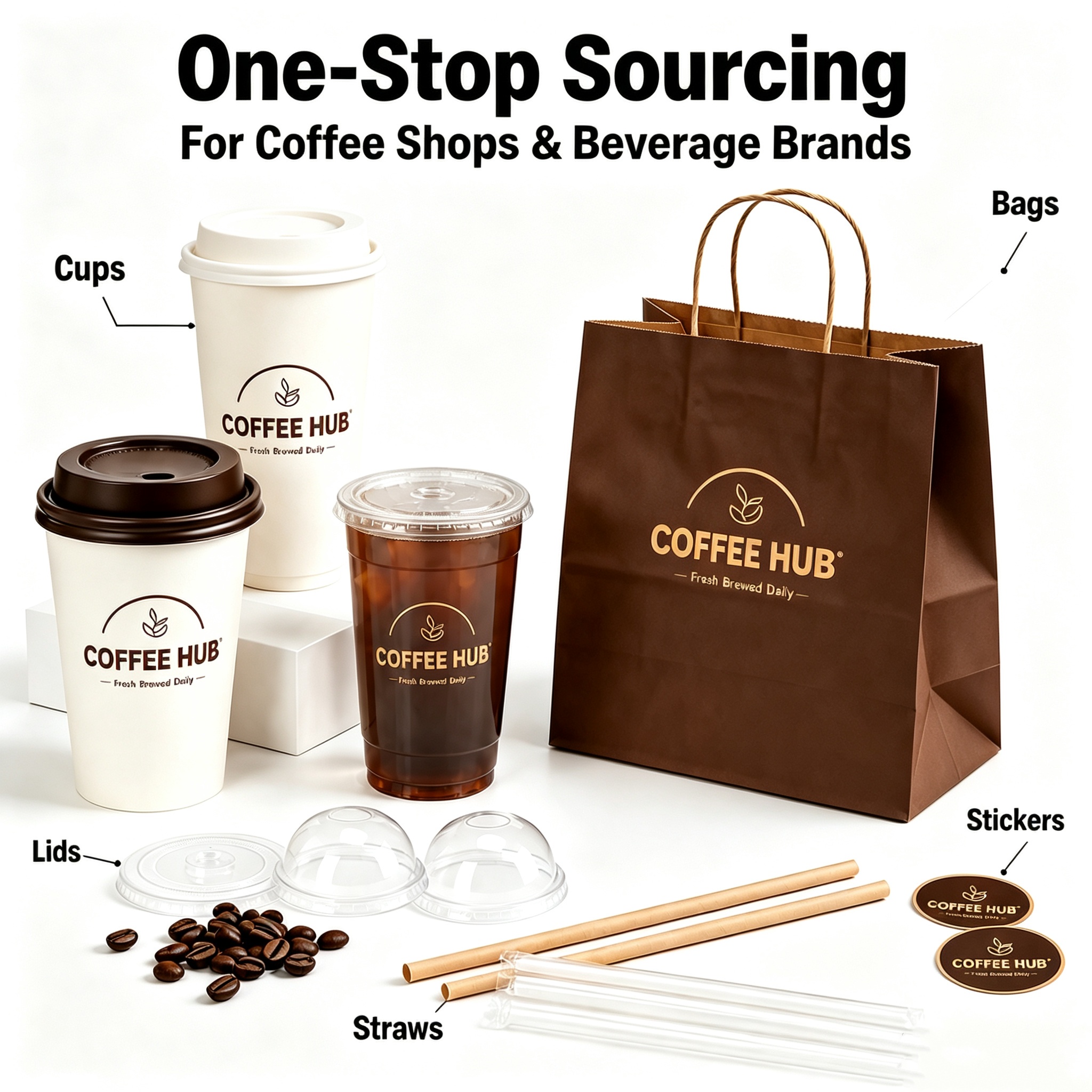 Custom Logo Plastic Cup for Cafe 14oz 16oz 24oz Frosted Clear Disposable Smoothie PP Hard Cup Boba Bubble Tea Cup