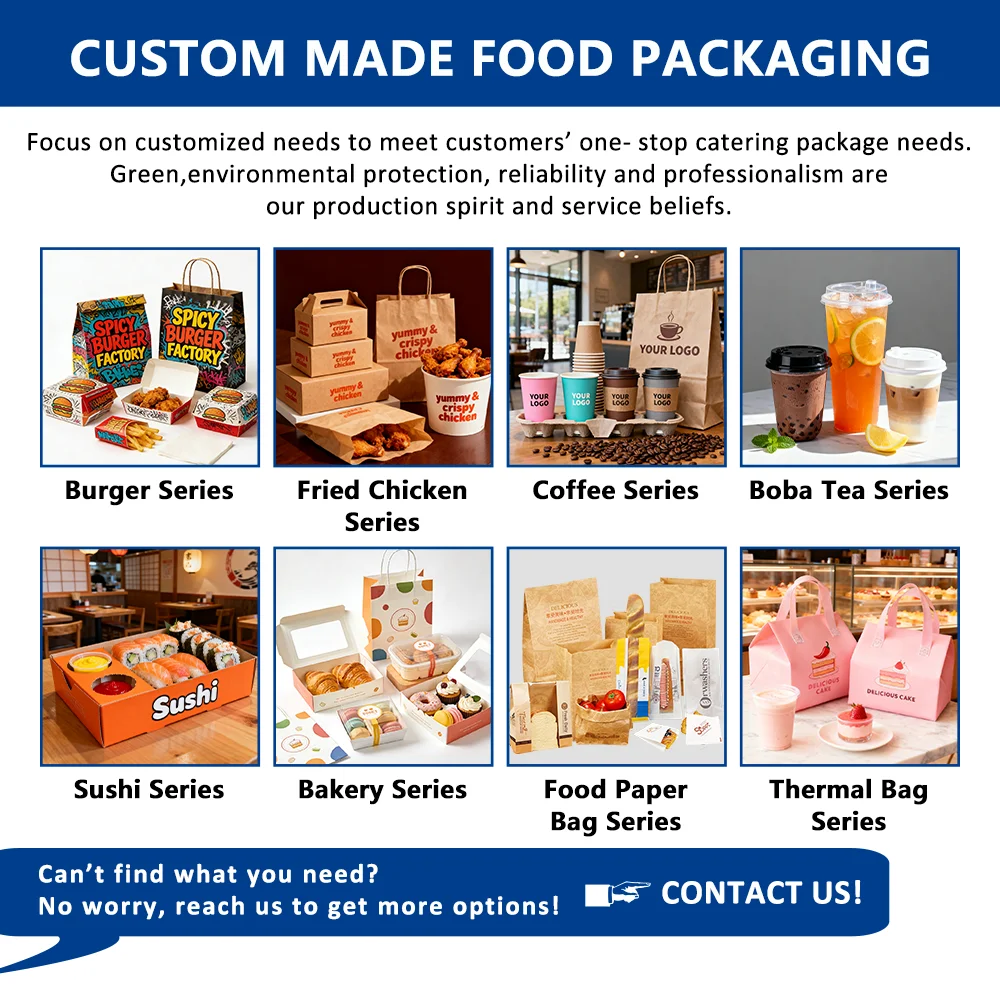 Custom Recyclable Dessert Box Eco Biodegradable Cardboard Bakery Take Out Box with Handle for Cake Pastries Packaging